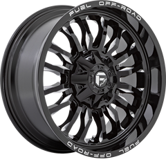 Fuel 20x10 D795 Arc Gloss Black Milled -18mm