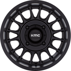 KMC Powersports 15x7 KS138 Impact UTV Satin Black +10mm