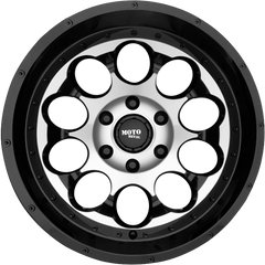 Moto Metal 20x12 MO990 Rotary Gloss Black Machined -44mm