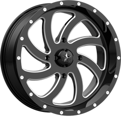 MSA Offroad Wheels 20x7 M36 Switch Gloss Black Milled +0mm