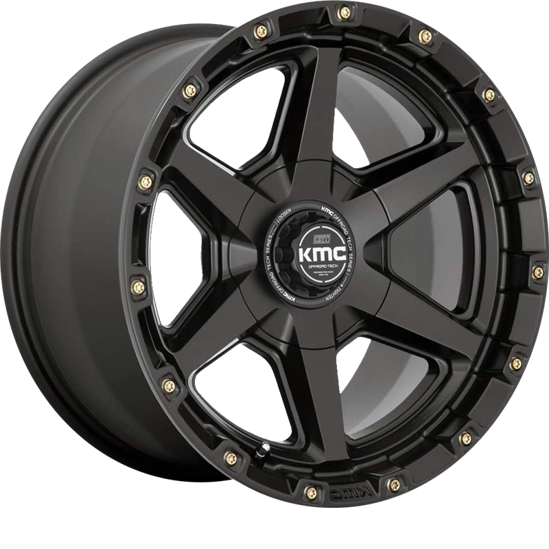 KMC 17x9 KM101 Signal Satin Black -12mm