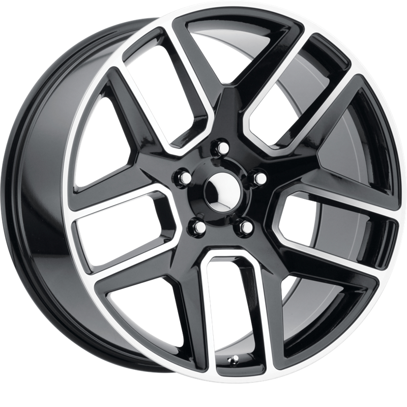 Performance Replicas 20x9 PR192 Gloss Black Machined +19mm