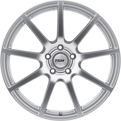 TSW 17x8 Interlagos Silver w/ Mirror Cut Face +45mm