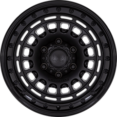 Black Rhino 17x9 BR014 Sahara Matte Black w/ Gloss Black Lip +0mm