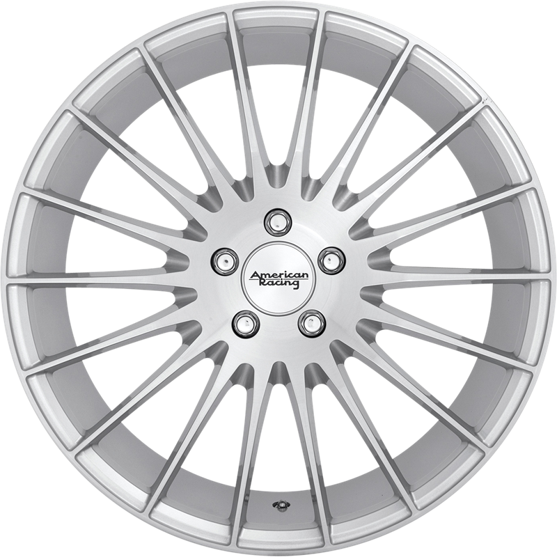 American Racing 20x10 AR934 Fastlane Brushed Silver +40mm