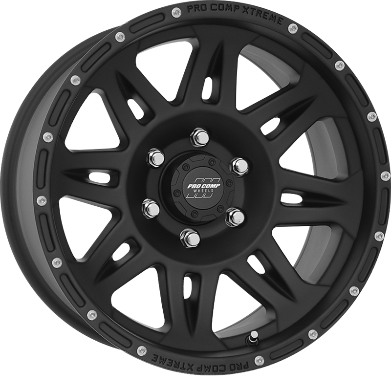 Pro Comp 17x8 PA5 Torq Flat Black +0mm