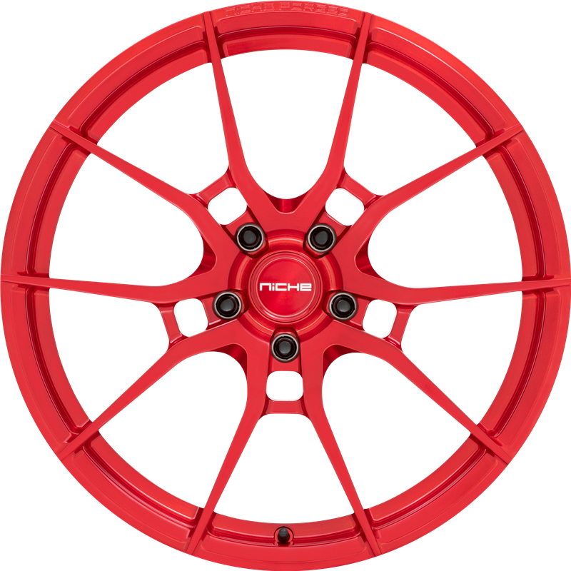 Niche 20x10 T113 Kanan Brushed Candy Red +25mm