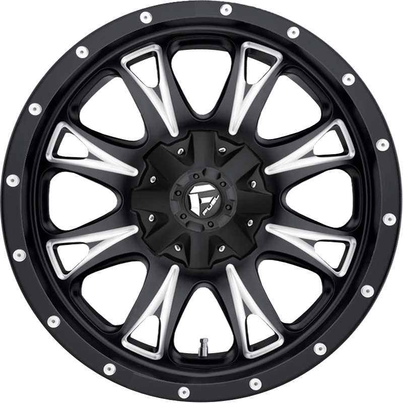 Fuel 18x9 D513 Throttle Matte Black Milled +20mm