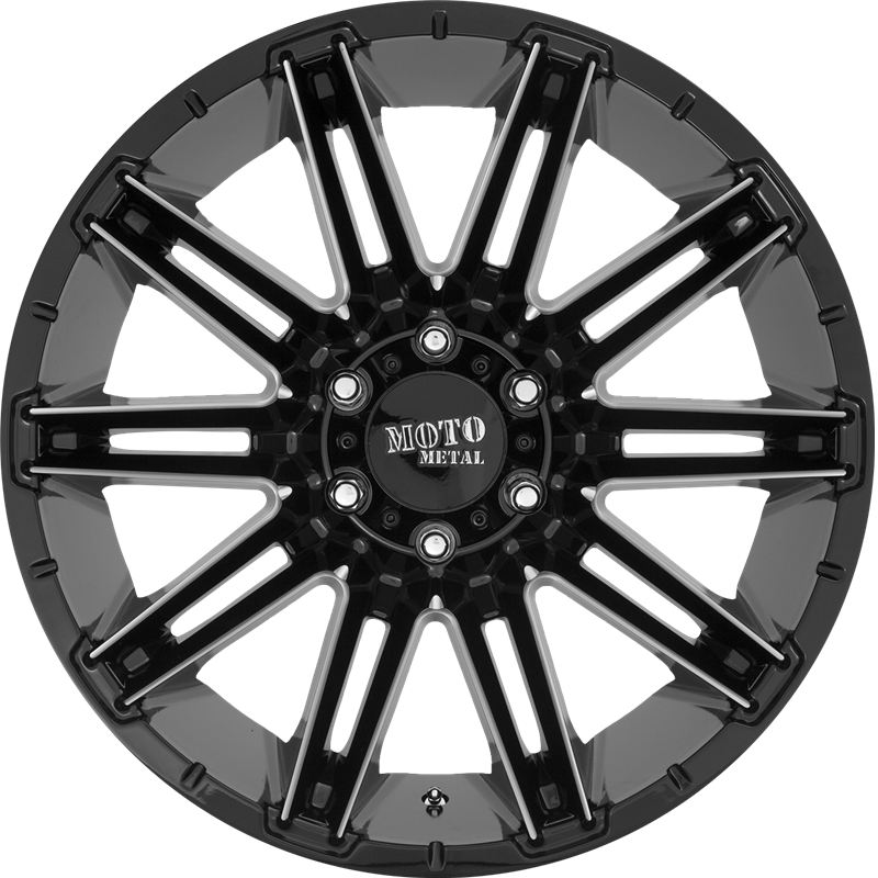 Moto Metal 20x12 MO998 Kraken Gloss Black Milled -44mm