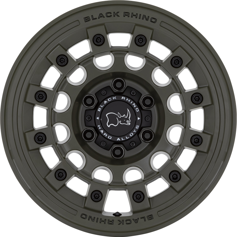 Black Rhino 17x9 Fuji Olive Drab Green -12mm