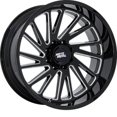 Moto Metal 20x10 MO811 Combat Gloss Black Milled -18mm