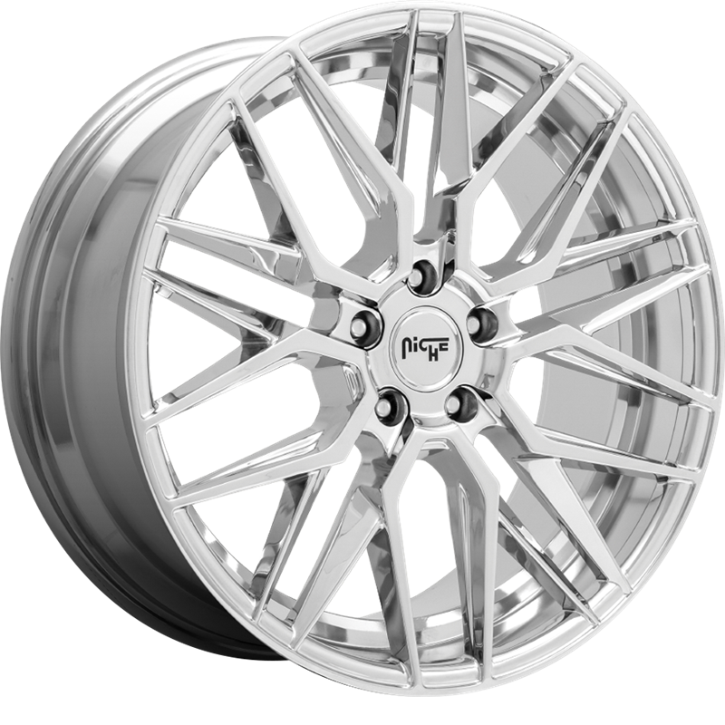 Niche 18x8 M249 Gamma Chrome +42mm