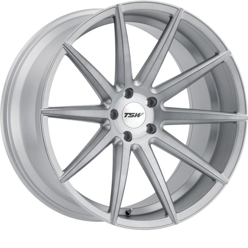 TSW 20x8.5 Clypse Titanium w/ Matte Brushed Face +20mm
