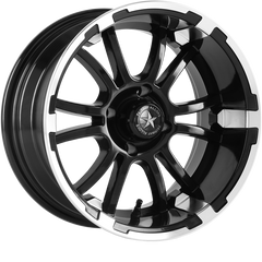 Fairway Alloys 14x6.5 FA134 Sixer Matte Black Machined -20mm