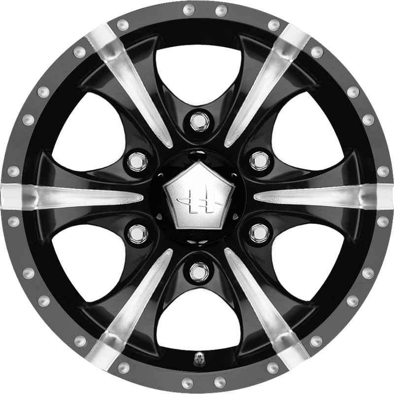 Helo 17x9 HE791 Maxx Gloss Black Milled -12mm