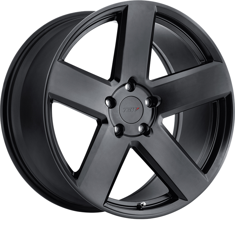 TSW 20x10 Bristol Matte Black +25mm