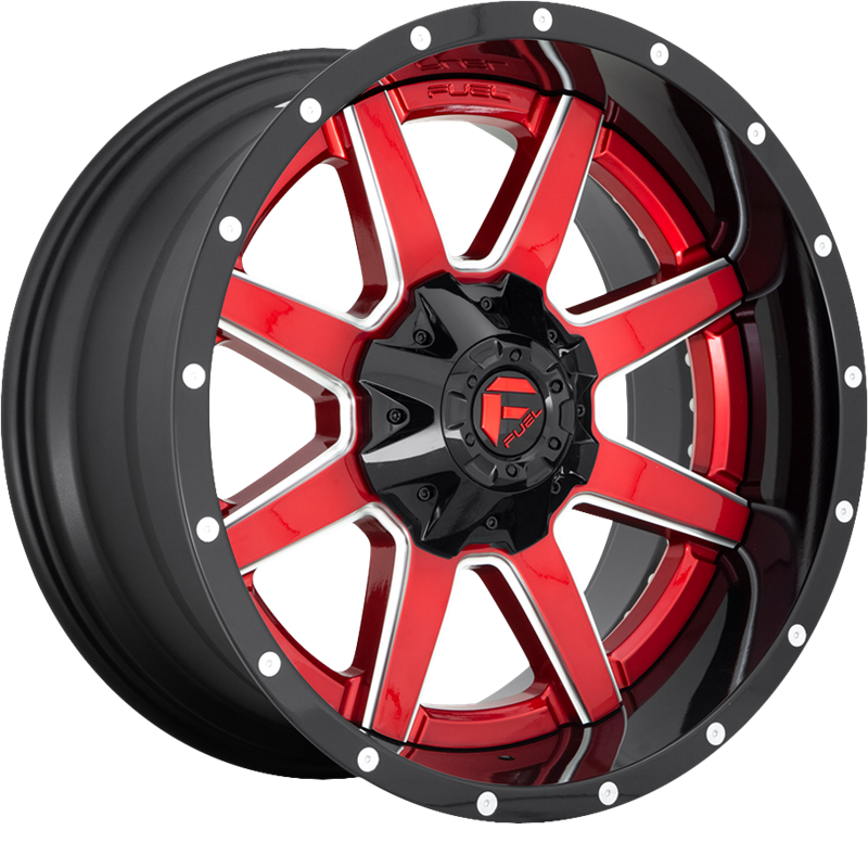 Fuel 20x10 D250 Maverick Gloss Red -19mm