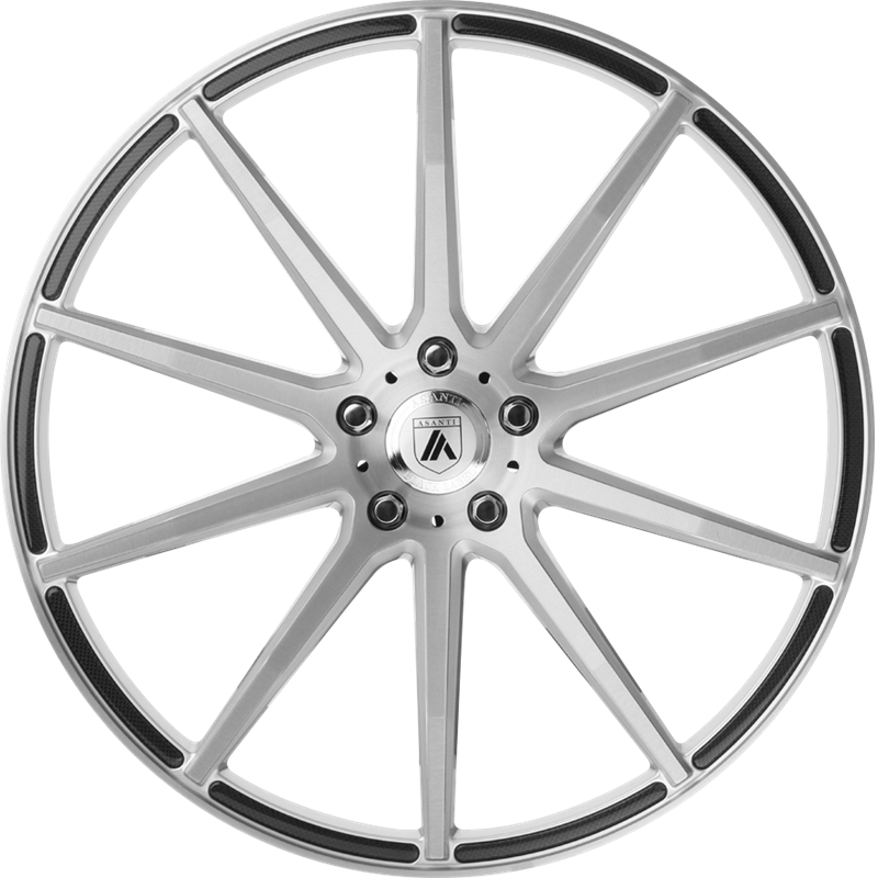 Asanti 20x10 ABL-20 Aries Brushed Silver +45mm