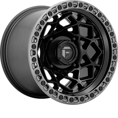 Fuel UTV 15x10 D783 Unit Matte Black w/ Gunmetal Ring +0mm