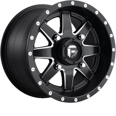 Fuel UTV 16x7 D538 Maverick Matte Black Milled +13mm