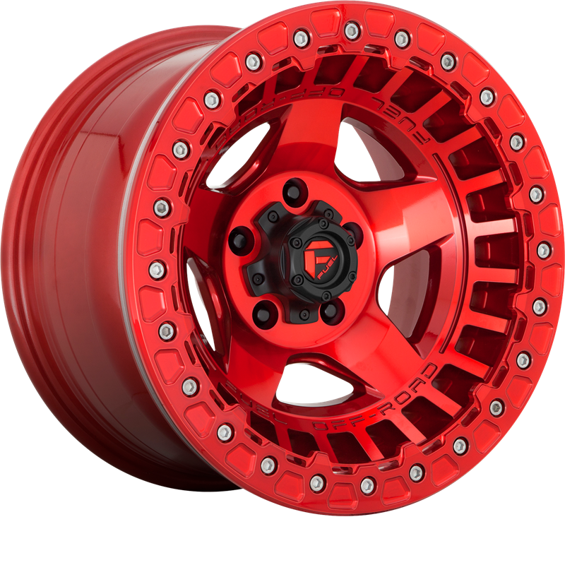 Fuel 17x9 D117 Warp Candy Red -15mm