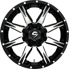 Fuel 20x10 D541 Nutz Matte Black w/ Machined Face -24mm