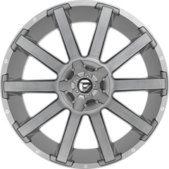 Fuel 20x10 D714 Contra Brushed Gunmetal w/ Tinted Clear Coat -19mm