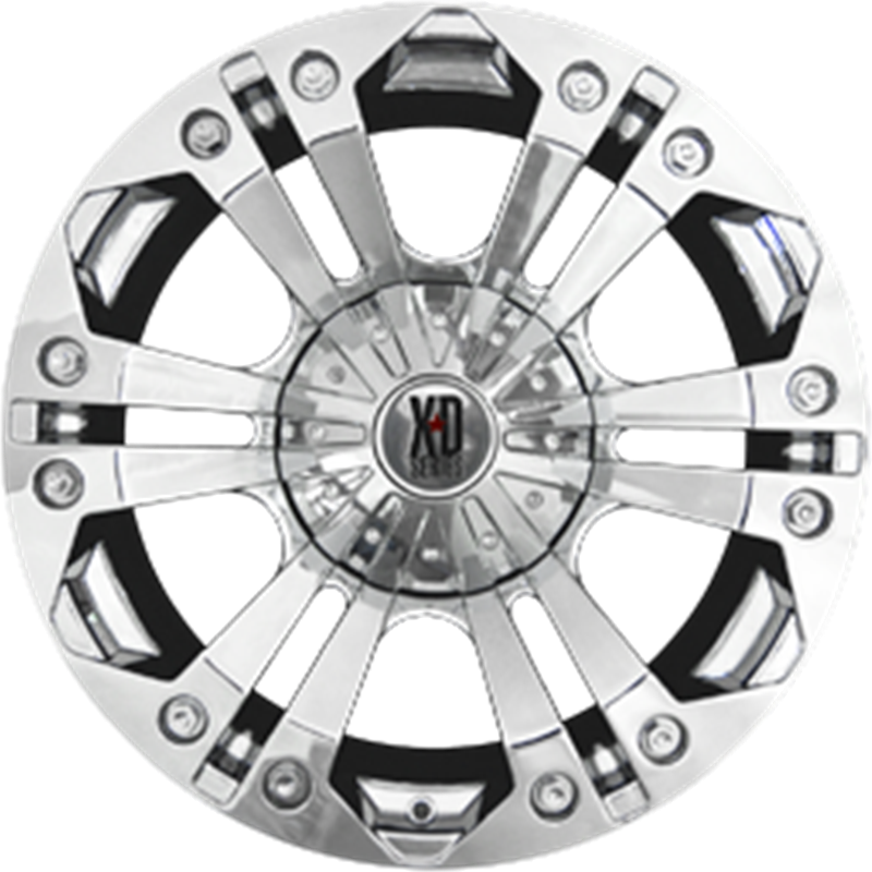 XD 20x10 XD778 Monster Chrome -12mm