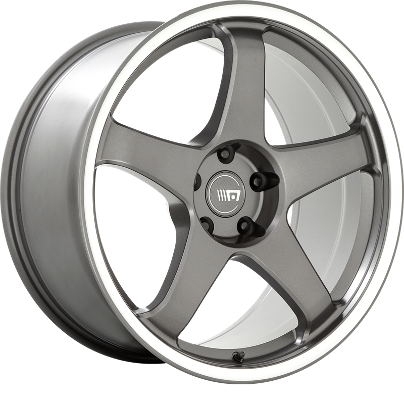 Motegi Racing 19x8.5 MR151 CS5 Gunmetal w/ Machined Lip +42mm