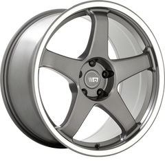 Motegi Racing 19x8.5 MR151 CS5 Gunmetal w/ Machined Lip +42mm