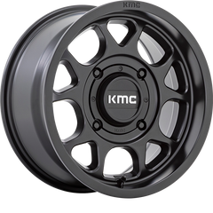 KMC Powersports 15x7 KS137 Toro S UTV Satin Black +10mm