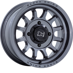 Black Rhino Powersports 15x7 Rapid UTV Gloss Gunmetal +10mm