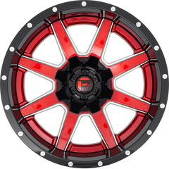 Fuel 20x10 D250 Maverick Gloss Red -19mm