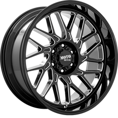 Moto Metal 20x10 MO805 Gloss Black Milled -18mm