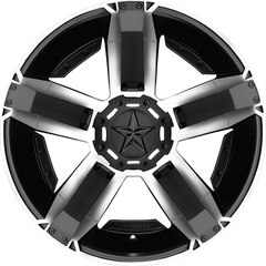 XD 20x10 XD811 Rockstar II Matte Black Machined -24mm