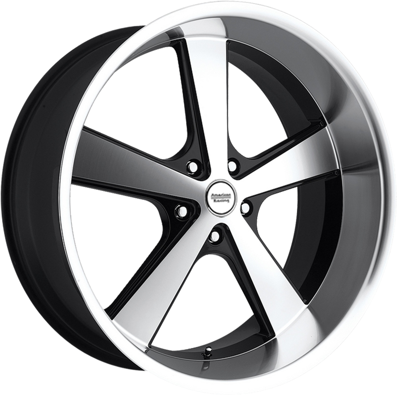 American Racing 20x10 VN701 Nova Gloss Black Machined +18mm