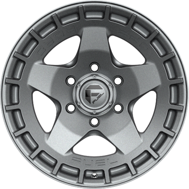 Fuel 17x9 D734 Warp Matte Gunmetal -12mm