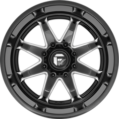 Fuel 20x9 D749 Hammer Gloss Black Milled +1mm