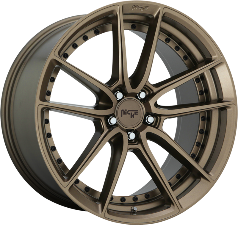 Niche 17x8 M222 DFS Matte Bronze +40mm