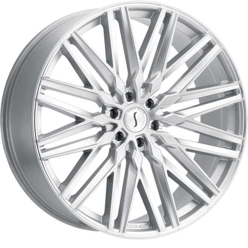 Status 20x9 Adamas Silver w/ Mirror Face +15mm