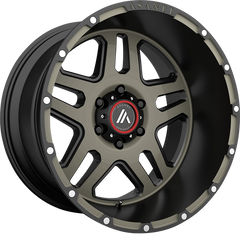 Asanti 20x12 AB809 Enforcer Matte Black w/ Machined Tint -44mm