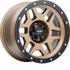 Pro Comp 17x9 PA41 Phaser Matte Bronze w/ Black Lip -6mm