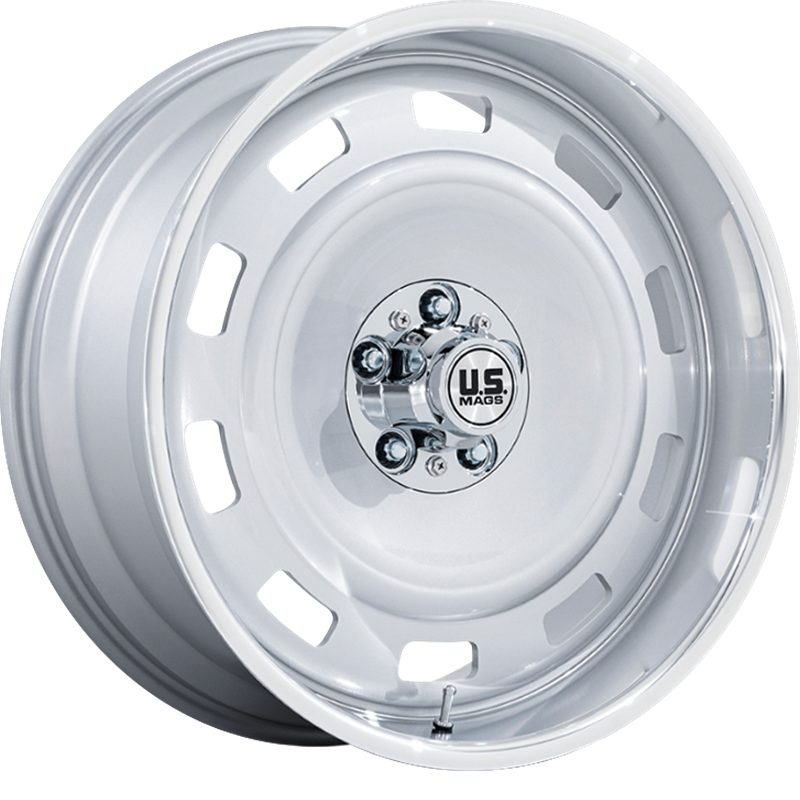 US Mags 20x10 UC143 Scottsdale Silver w/ Diamond Cut Lip +6mm