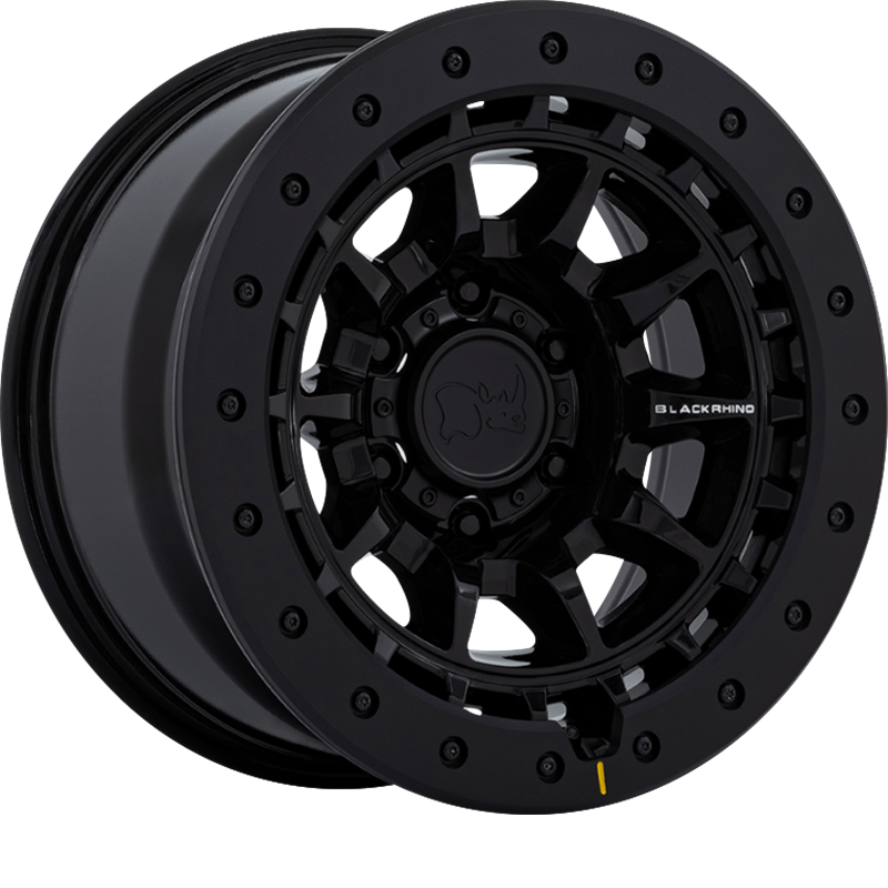 Black Rhino 17x8.5 BR016 Tusk Gloss Black +0mm