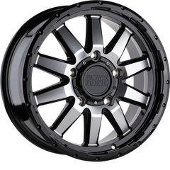 Black Rhino 18x8 Excursion Gloss Black w/ Mirror Face +48mm