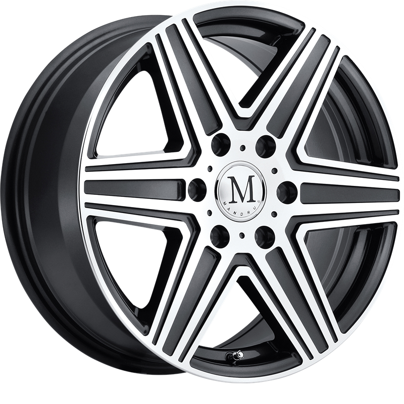 Mandrus 18x9.5 Atlas Gunmetal w/ Mirror Cut Face +25mm