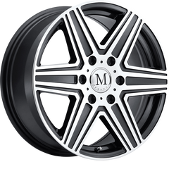 Mandrus 18x9.5 Atlas Gunmetal w/ Mirror Cut Face +25mm