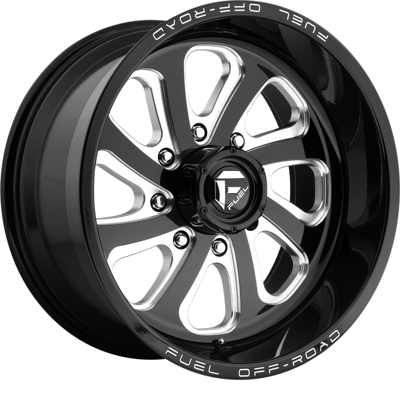 Fuel 20x9 D587 Flow Gloss Black Milled +1mm