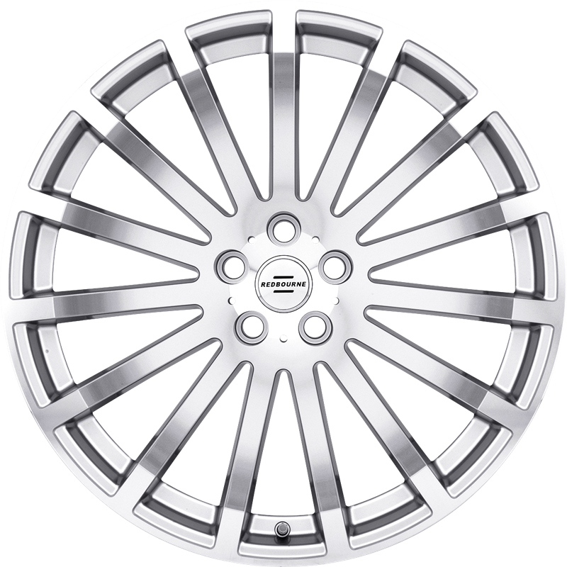 RedBourne 20x9.5 Dominus Silver w/ Mirror Cut Face +32mm