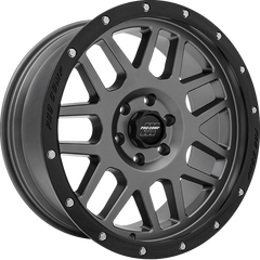Pro Comp 20x9 PA40 Vertigo Dark Gray w/ Gloss Black Lip -12mm